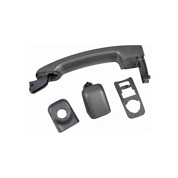 Dørhåndtak, på begge sider, Kjøretøydør, Kjøretøy bakdør