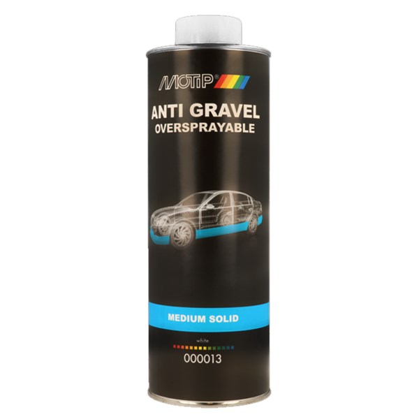Anti Gravel Stenslagsbeskyttelse hvit 1L MOTIP