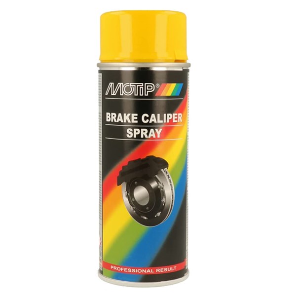Bremsekaliperlakk spray gul 400ml MOTIP