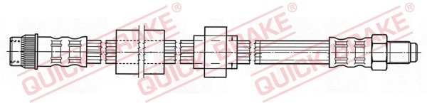 Bremseslange, Framaksel høyre, Framaksel venstre - renault kangoo, kangoo express - OE 8200058207