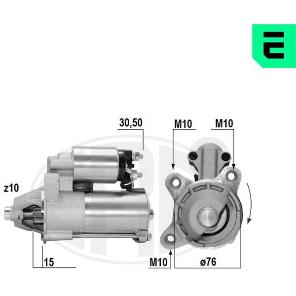 Starter 12V ERA OEM Oem ERA OEM