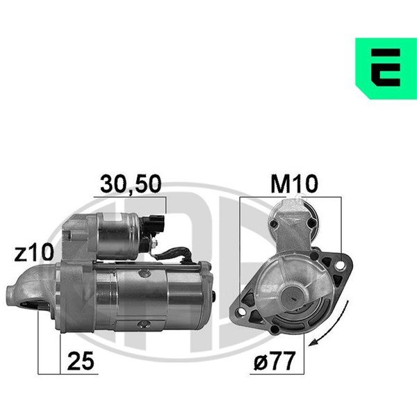 Starter 12V ERA OEM Oem ERA OEM