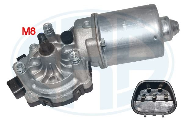 Viskermotor 12V, Foran