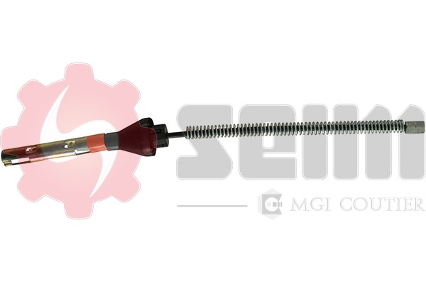 Kabel, parkeringsbremse, Høyre bak, Bakre venstre SEIM SEIM