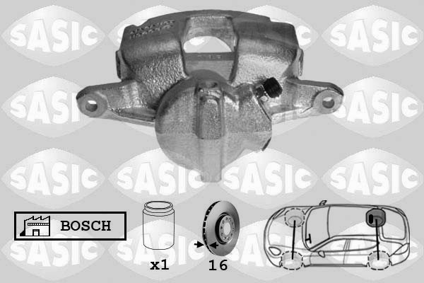 Bremsecaliper, Høyre bakaksel - citroën, fiat, peugeot - OE 1612437380, 4401K5, 71793183