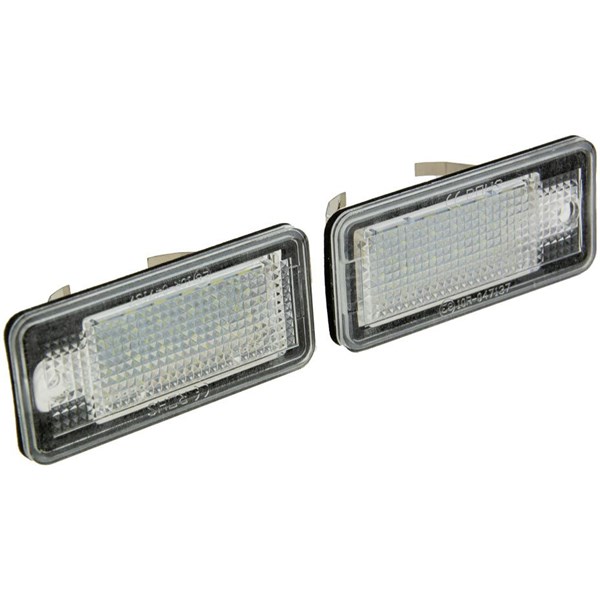 Nummerskiltlys, på begge sider NTY NTY