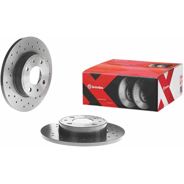 Bremseskive Full, Bakaksel, Framaksel BREMBO Brembo xtra line BREMBO