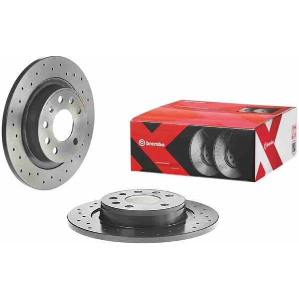 Bremseskive Full, Bakaksel BREMBO Brembo xtra line BREMBO
