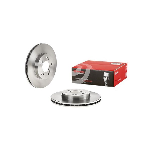 Bremseskive Innvendig ventilert, Framaksel BREMBO BREMBO