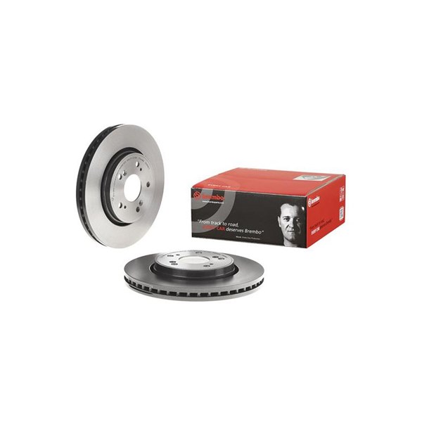 Bremseskive Innvendig ventilert, Framaksel BREMBO BREMBO