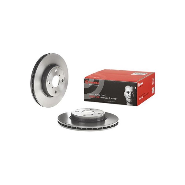 Bremseskive Innvendig ventilert, Framaksel BREMBO BREMBO