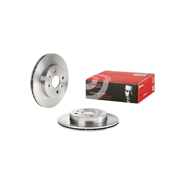 Bremseskive Innvendig ventilert, Framaksel BREMBO BREMBO