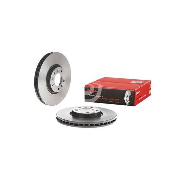Bremseskive Innvendig ventilert, Framaksel BREMBO BREMBO