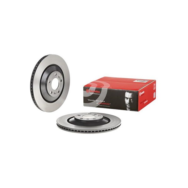 Bremseskive Innvendig ventilert, Bakaksel BREMBO Coated disc line BREMBO