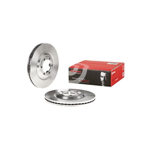 Bremseskive Innvendig ventilert, Framaksel BREMBO BREMBO