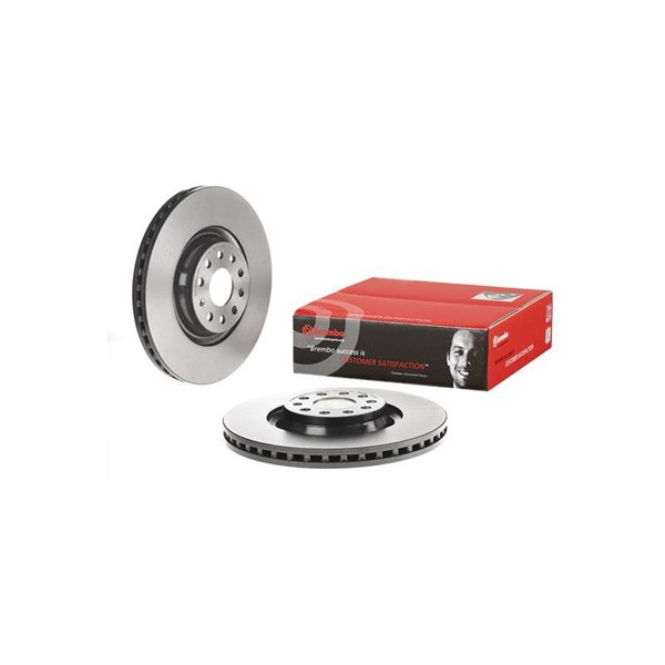 Bremseskive Innvendig ventilert, Framaksel BREMBO BREMBO