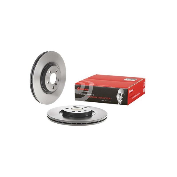 Bremseskive Innvendig ventilert, Framaksel BREMBO BREMBO