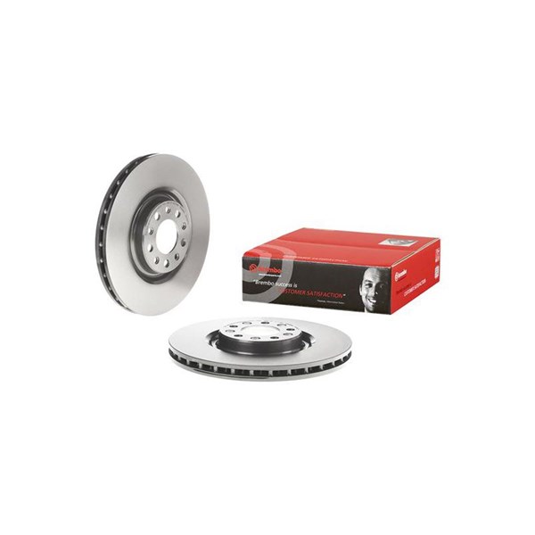 Bremseskive Innvendig ventilert, Framaksel BREMBO BREMBO