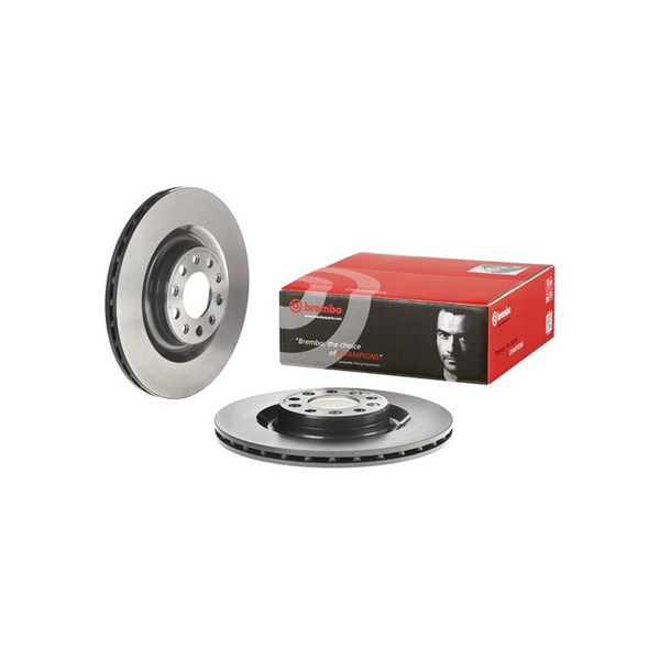Bremseskive Innvendig ventilert, Bakaksel BREMBO Coated disc line BREMBO
