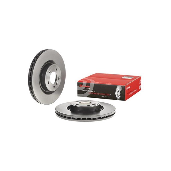 Bremseskive Innvendig ventilert, Framaksel BREMBO BREMBO