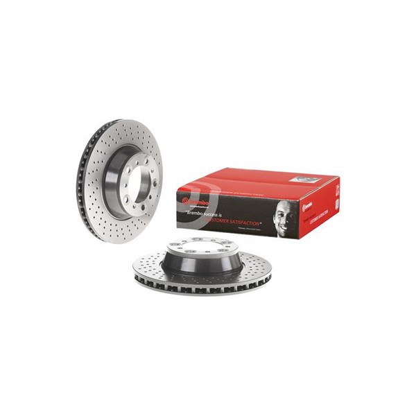 Bremseskive Perforert/ventilert, Bakaksel BREMBO Coated disc line BREMBO