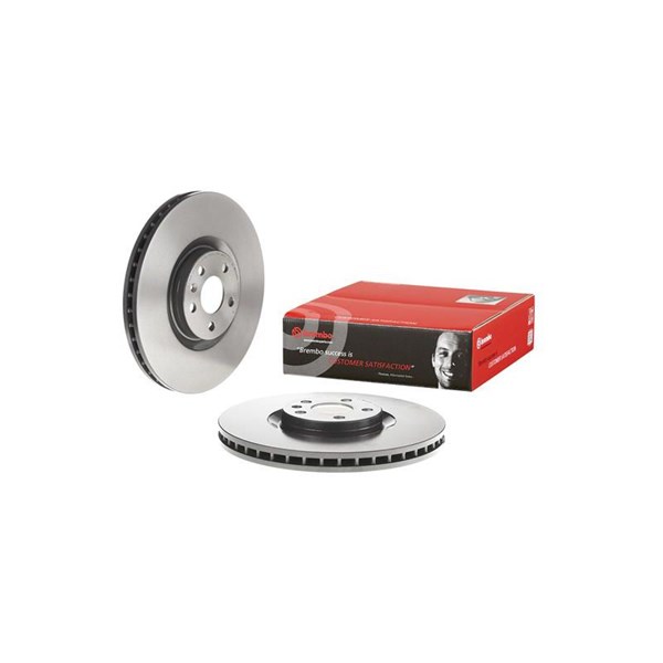 Bremseskive Innvendig ventilert, Framaksel BREMBO BREMBO