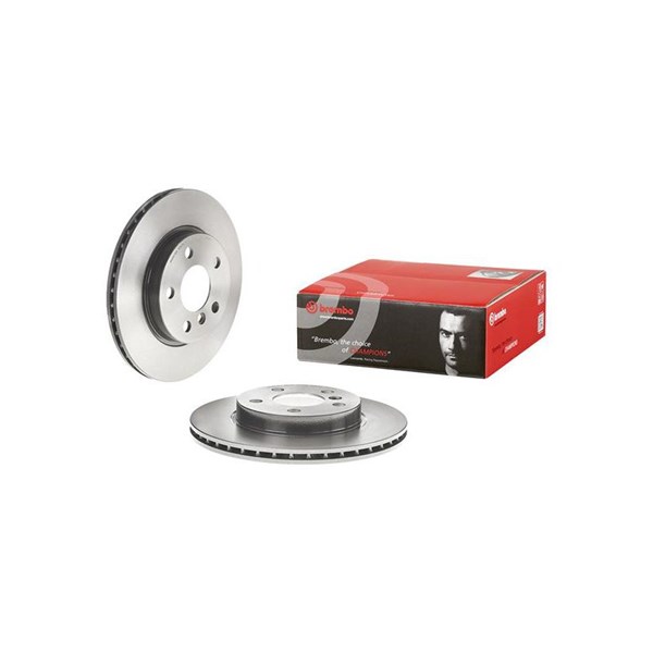 Bremseskive Innvendig ventilert, Framaksel BREMBO BREMBO