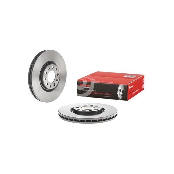 Bremseskive Innvendig ventilert, Framaksel BREMBO BREMBO