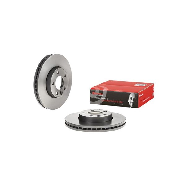 Bremseskive Innvendig ventilert, Framaksel BREMBO BREMBO