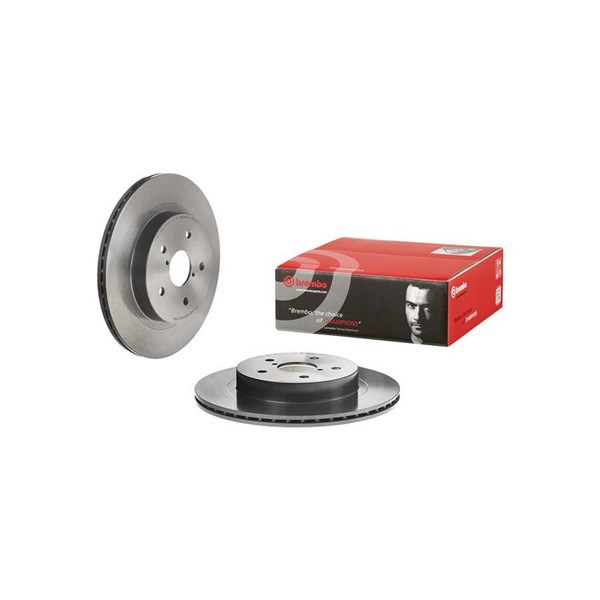 Bremseskive Innvendig ventilert, Bakaksel BREMBO Coated disc line BREMBO