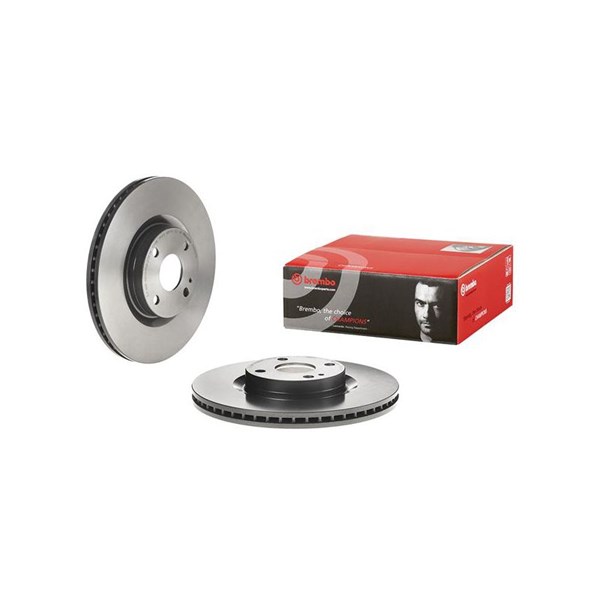 Bremseskive Innvendig ventilert, Framaksel BREMBO BREMBO