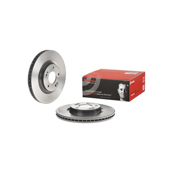 Bremseskive Innvendig ventilert, Framaksel BREMBO BREMBO