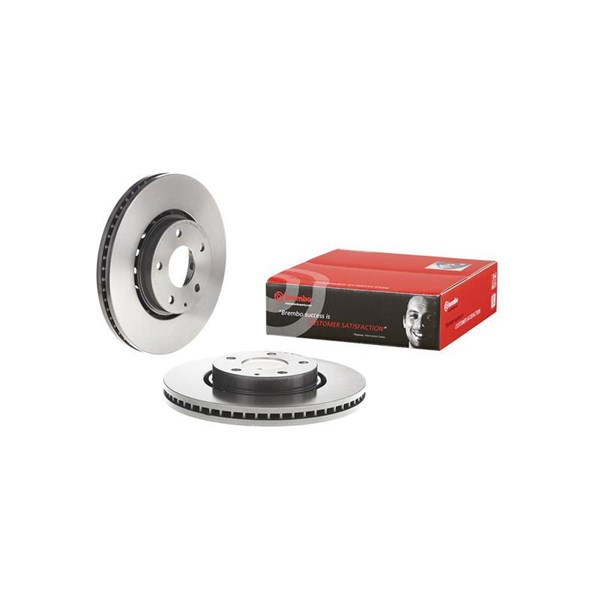 Bremseskive Innvendig ventilert, Framaksel BREMBO BREMBO