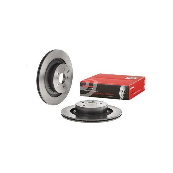 Bremseskive Innvendig ventilert, Bakaksel BREMBO Coated disc line BREMBO