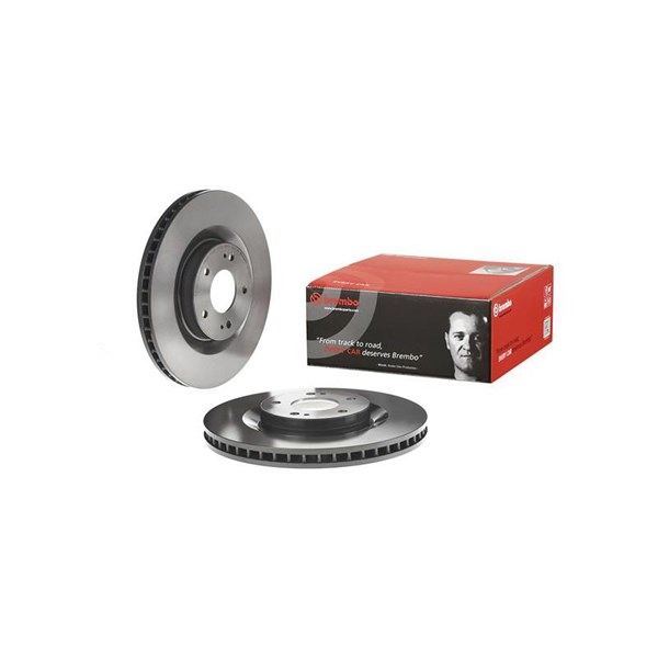 Bremseskive Innvendig ventilert, Framaksel BREMBO BREMBO