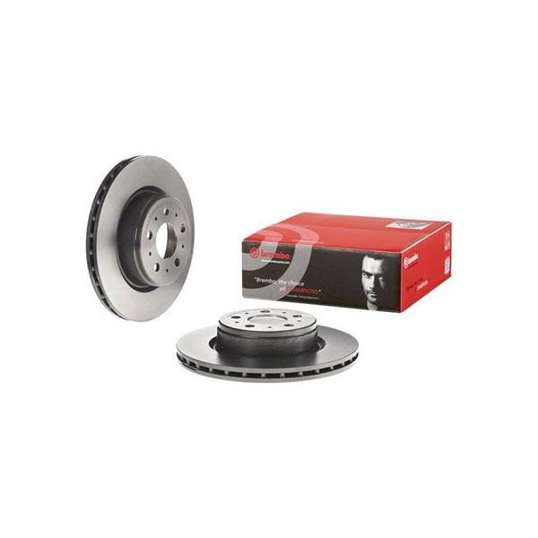 Bremseskive Innvendig ventilert, Framaksel BREMBO BREMBO