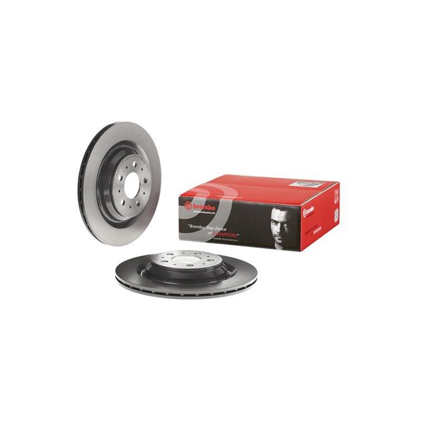 Bremseskive Innvendig ventilert, Bakaksel BREMBO Coated disc line BREMBO