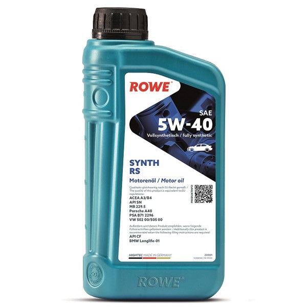 Motorolje Rowe Hightec Synth Rs Sae 5w-40 1l ROWE ROWE