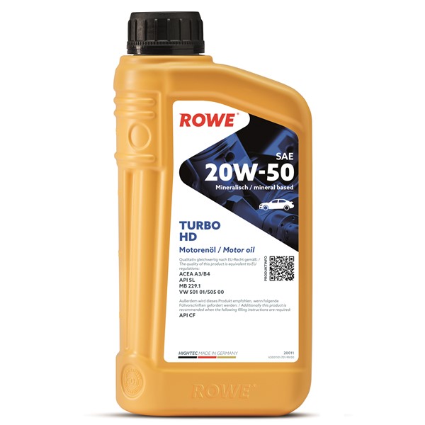 Rowe Hightec Turbo Hd 20w-50 1l ROWE ROWE