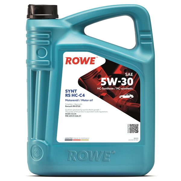 Motorolje Rowe Hightec Synt Rs Sae 5w-30 Hc-c4 5l ROWE ROWE
