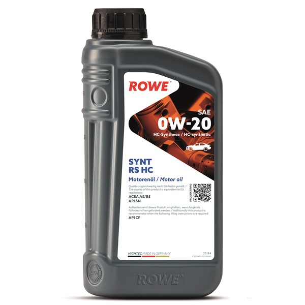 Motorolje Rowe Hightec Synt Rs Hc Sae 0w-20 1l ROWE ROWE