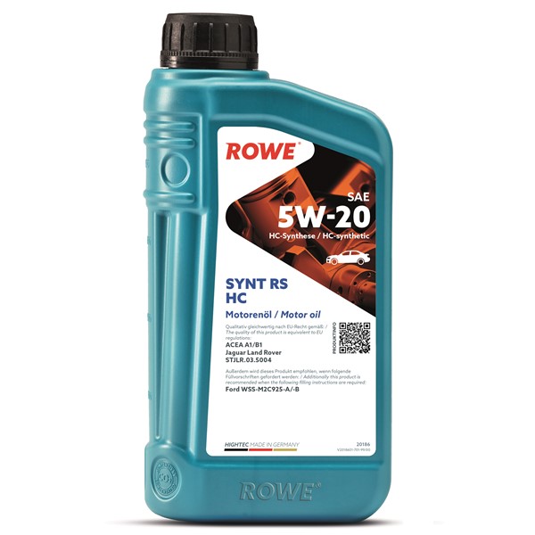 Motorolje Rowe Hightec Synt Rs Hc Sae 5w-20 1l ROWE ROWE