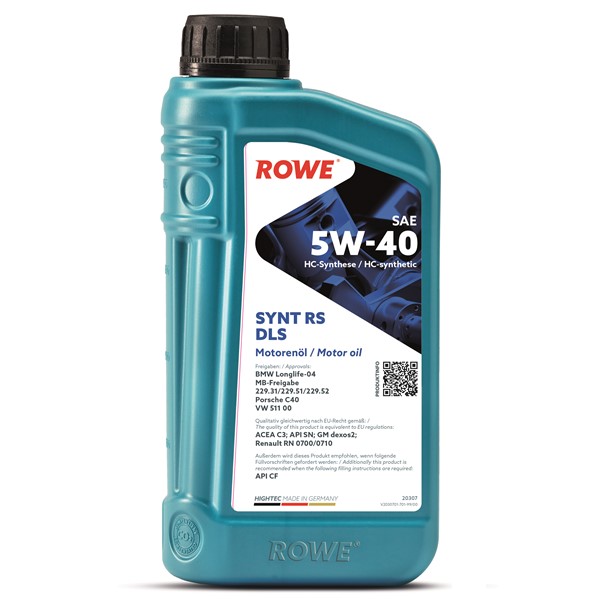 Motorolje Rowe Hightec Synt Rs Dls Sae 5w-40 1l ROWE ROWE
