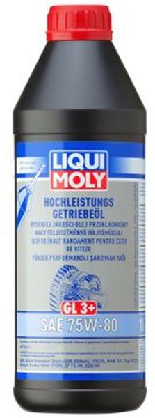 Akselgirolje Liqui Moly Gl3+ Sae 75W-80 1L, Bakaksel - P1624909 - 1624909