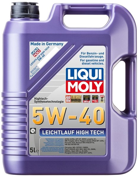 Motorolje Liqui Moly Leichtlauf High Tech 5W-40 LIQUI MOLY LIQUI MOLY