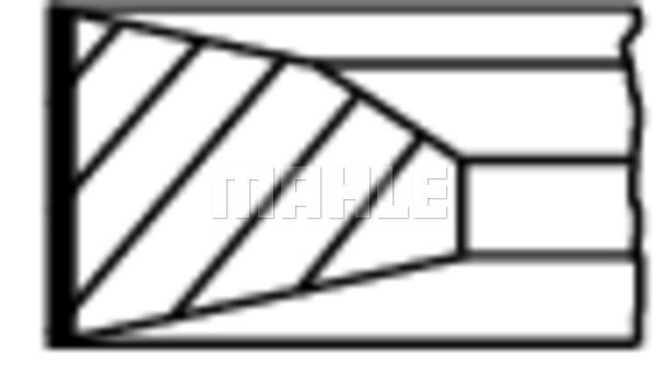 Stempelringsett MAHLE MAHLE