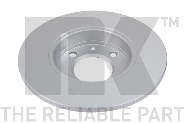 Bremseskive Full, Bakaksel, Framaksel Nk 314704 NK