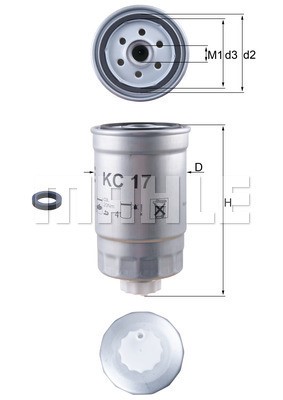 Drivstoffilter KNECHT KNECHT
