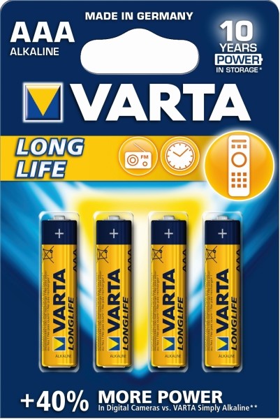 Alkalisk batteri Aaa VARTA