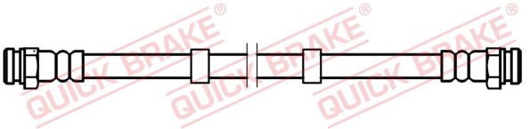 Bremseslange, Høyre bakaksel, Venstre bakaksel - mazda 2 - OE D65143810
